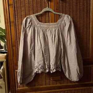 Universal Threads Boho Lilac Embroidered Skirt